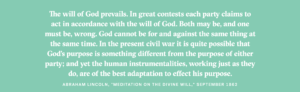 The Will of God Prevails quote